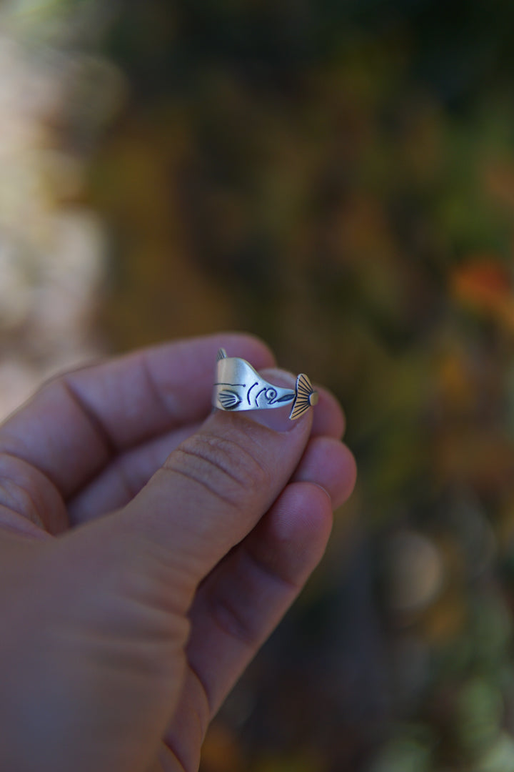 Salmon Wrap Ring - Adjustable!