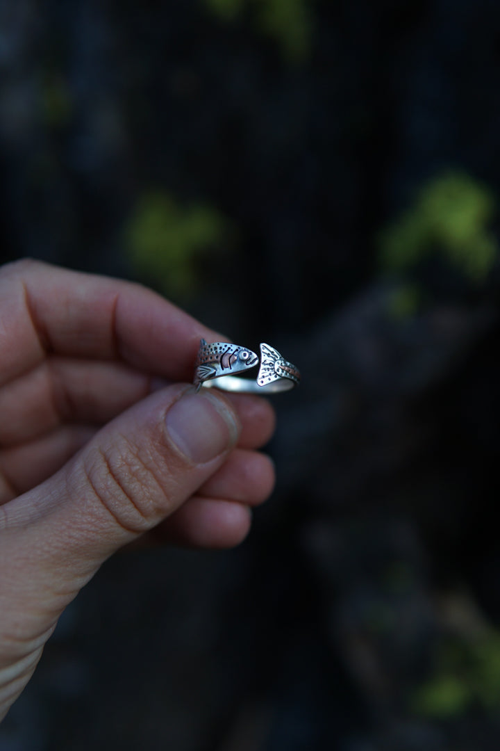 Rainbow Trout Ring - Adjustable
