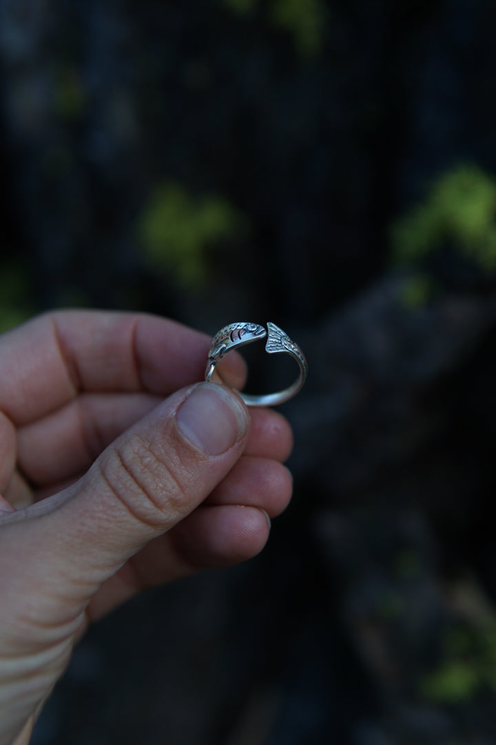 Rainbow Trout Ring - Adjustable