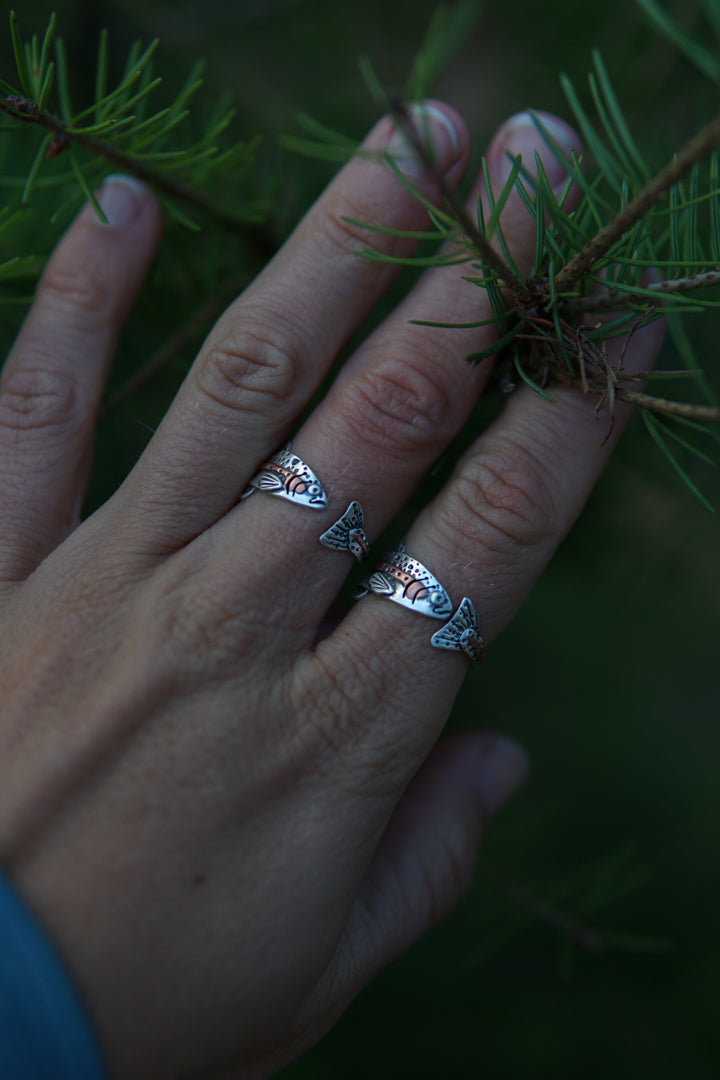 Rainbow Trout Ring - Adjustable