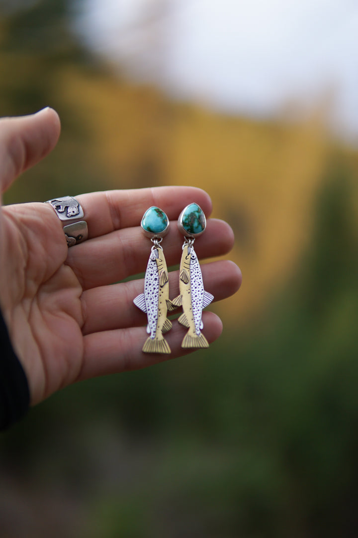 Brown Trout Studs - Large