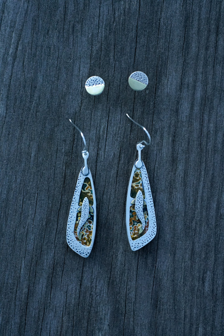 Upstream Trout 5 in 1 Earrings