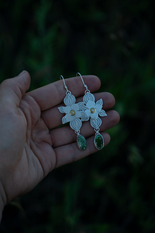 Dwarf Dogwood Earrings - Kinetic!