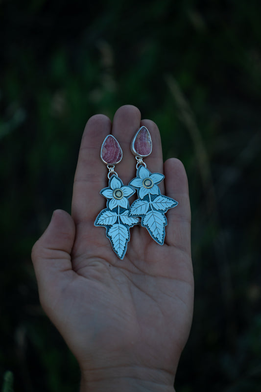 Salmonberry Flower Studs