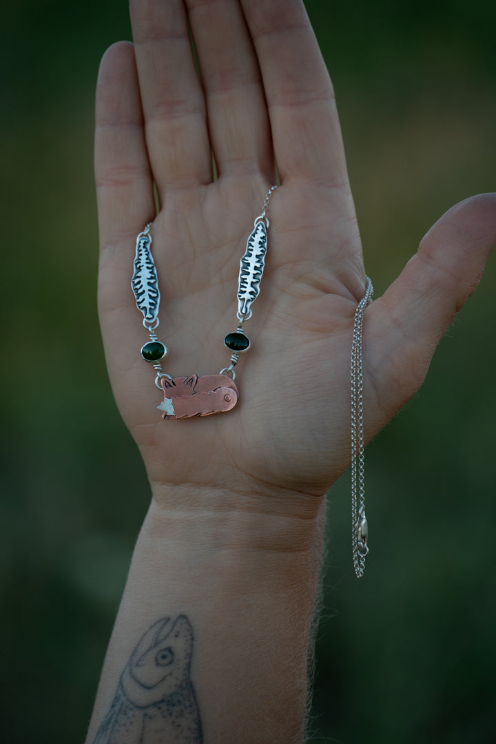 Forest Fox Necklace - Kinetic!