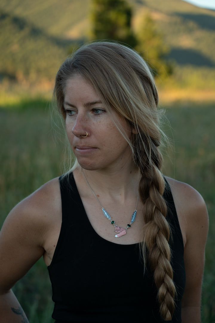 Forest Fox Necklace - Kinetic!