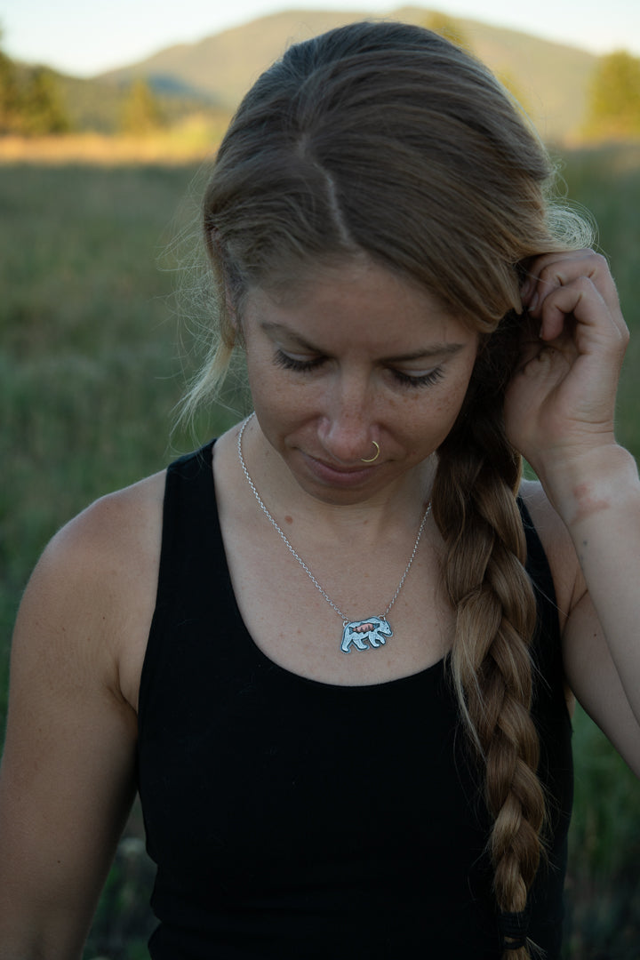 Grizzly Salmon Necklace