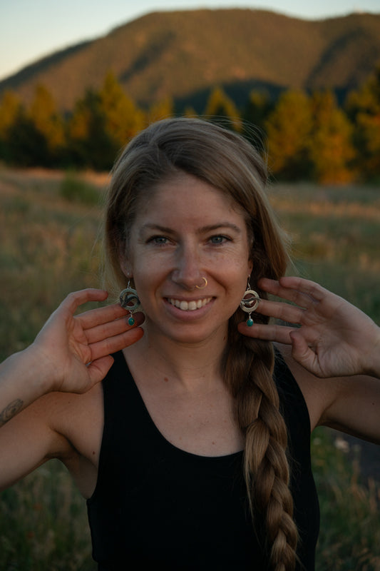 Humpback Earrings