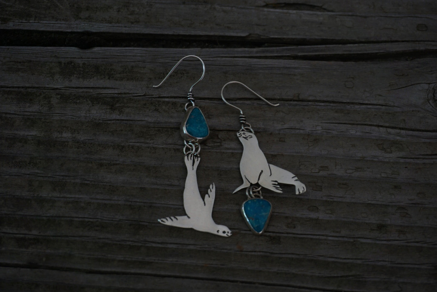 Stellar Sea Lion Earrings