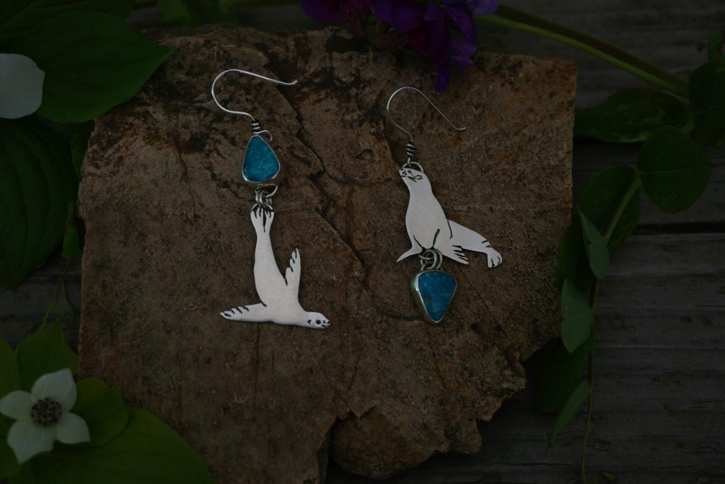 Stellar Sea Lion Earrings