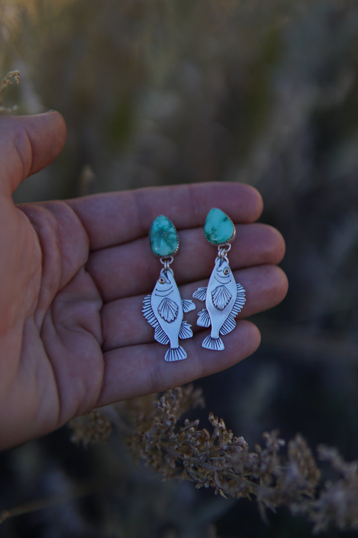 Rockfish Earrings - Medium