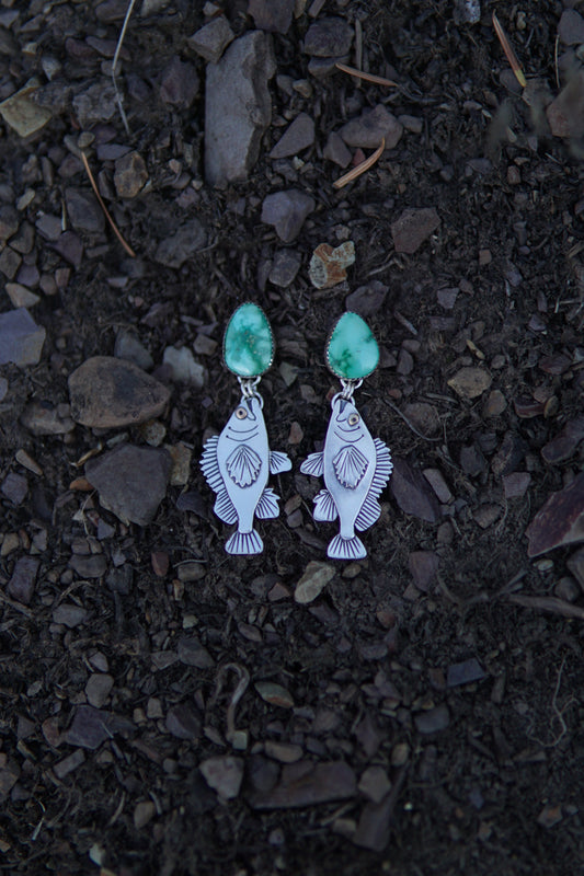 Rockfish Earrings - Medium