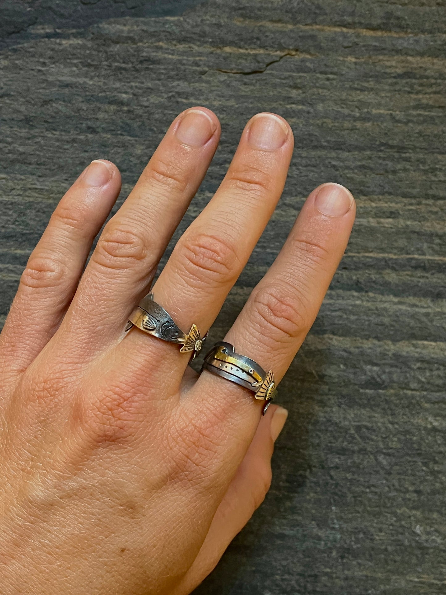 Custom Double Fish Ring - Made to Order!