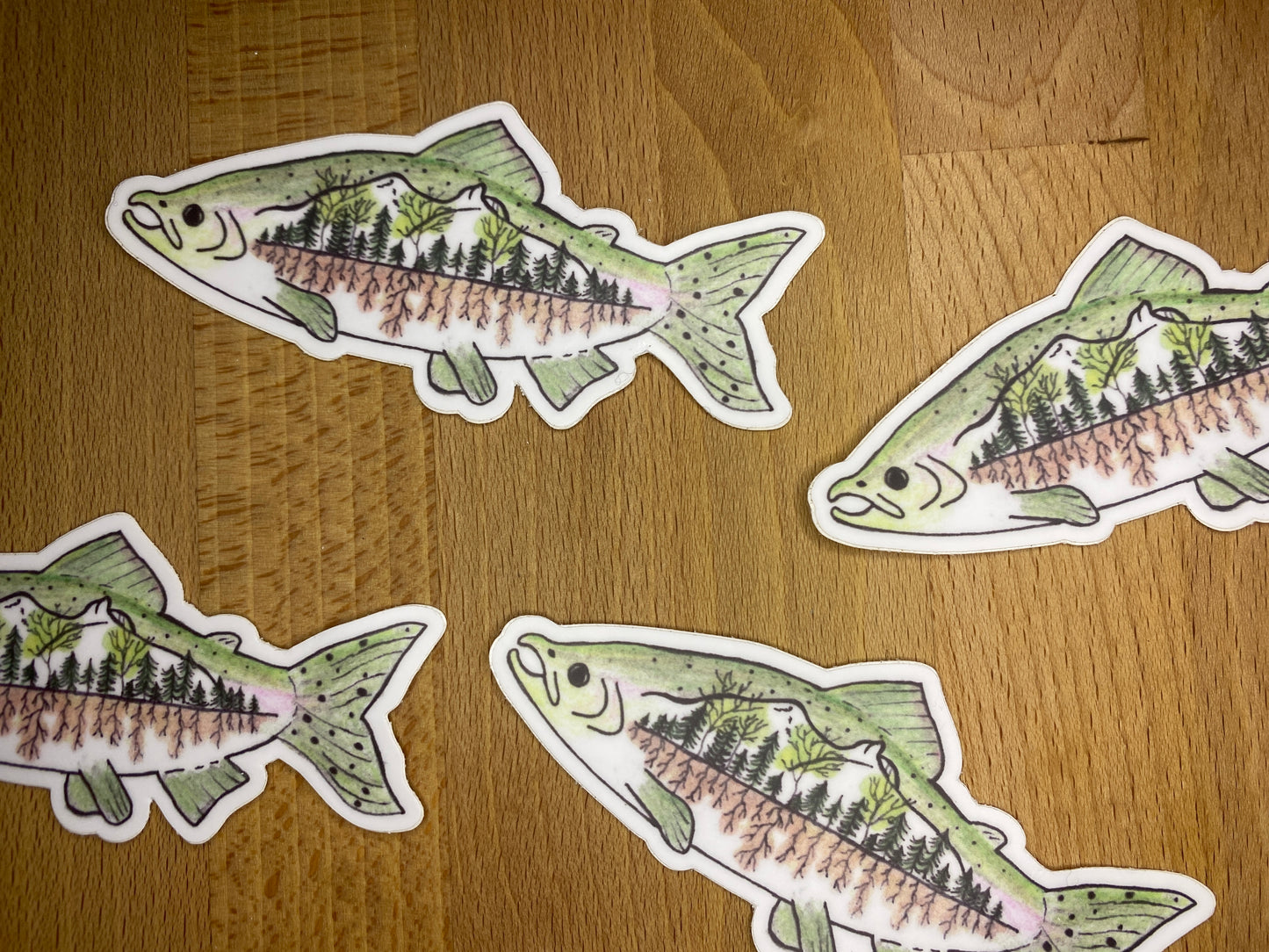 Sticker - Salmon Forest