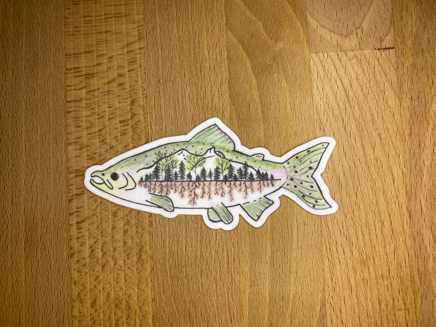 Sticker - Salmon Forest