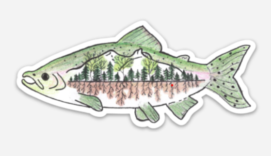 Sticker - Salmon Forest